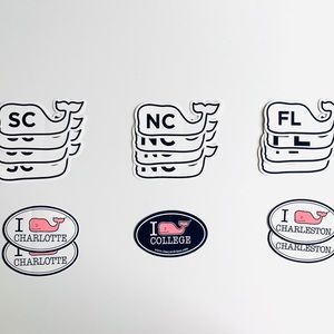 Vineyard Vines Location Stickers